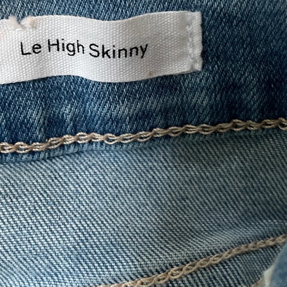 Frame Le High Skinny Jeans with raw bottom size 30 - Picture 9 of 10